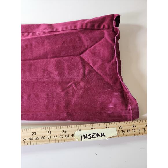 VOLCOM Burgundy Low-Rise Cotton Flare Skater Street Jeans Pants SZ 9 - Picture 7 of 11